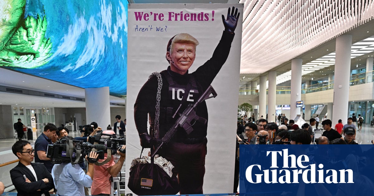 South Korea outraged at 300 workers treated as ‘prisoners of war’ in US raid | Global development