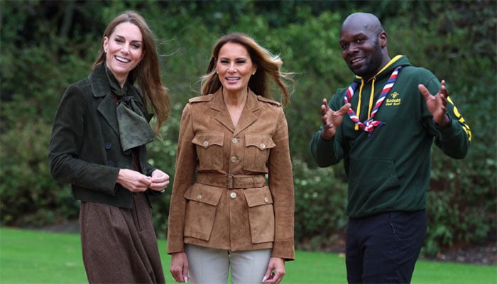 Kensington Palace shares Kate Middleton, Melania stunning photos