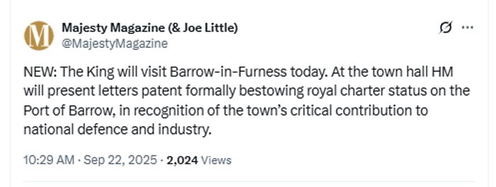 Buckingham Palace confirms King Charles visit after decision about Prince Harry