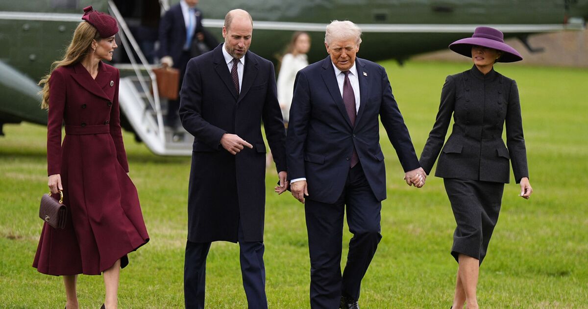 Donald Trump holds Melania's hand to cover bruise after health fears | World | News