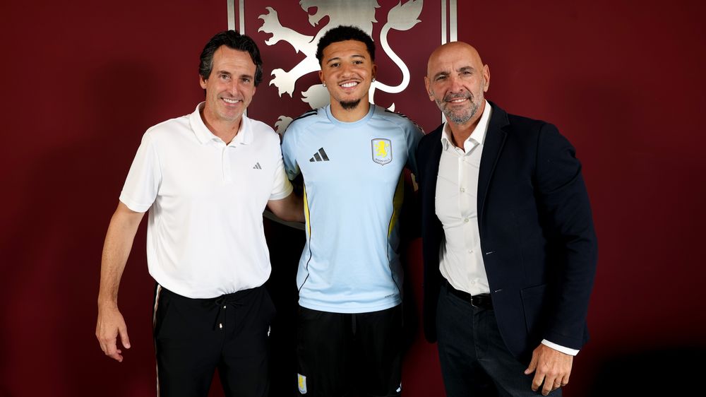 Villa confirm Jadon Sancho loan signing - Aston Villa Football Club
