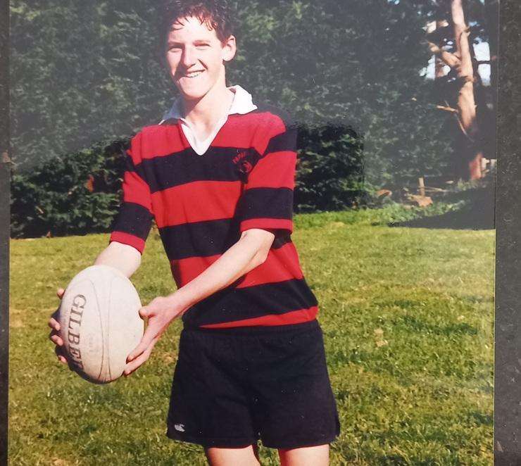 Kieran Read, centre, leads the All Blacks in 2019. His parents' home is up for grabs. Photo / Hannah Peters