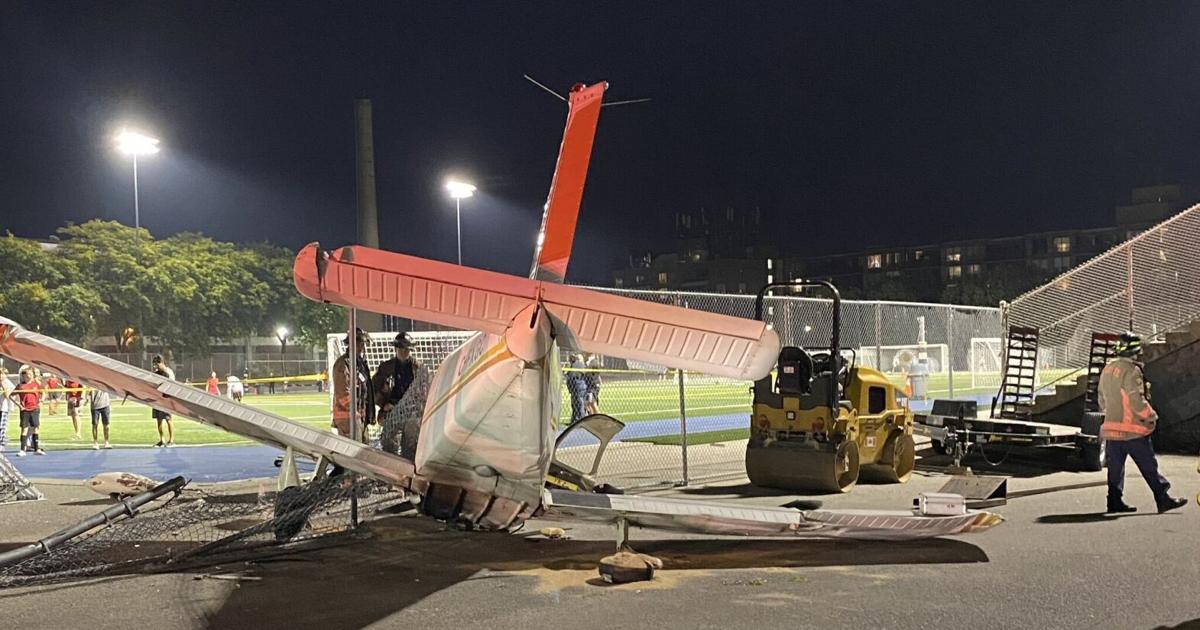 ‘We got very lucky tonight.’ Small plane crashes near Toronto’s Monarch Park Collegiate, no injuries reported - Toronto Star