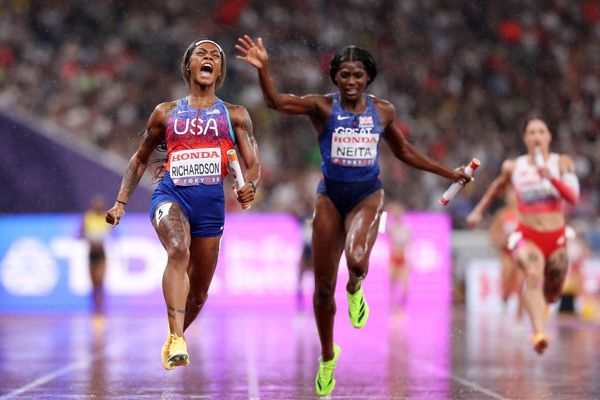 Jefferson-Wooden claims third gold with USA's victory in women's 4x100m in Tokyo | News | Tokyo 25