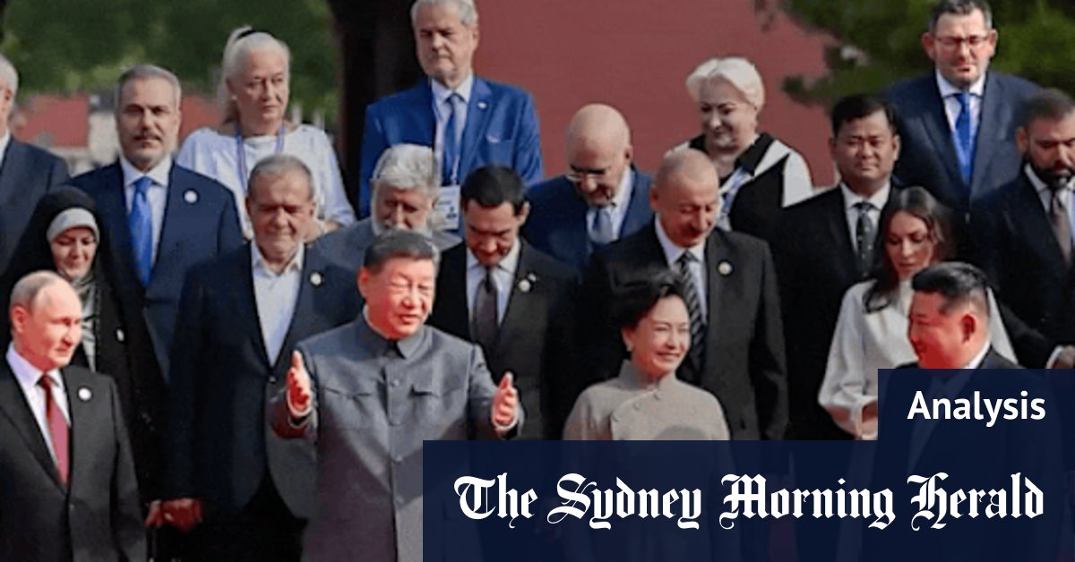 Daniel Andrews criticised for attending China’s military parade with Putin, Xi and friends