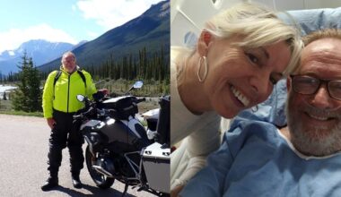 U.K. motorcyclist crashes on Hwy. 401 after wasp stings him