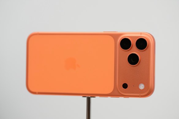 The iPhone 17 Pro has a new design that extends the camera bar and adds a ceramic panel over an aluminium frame.