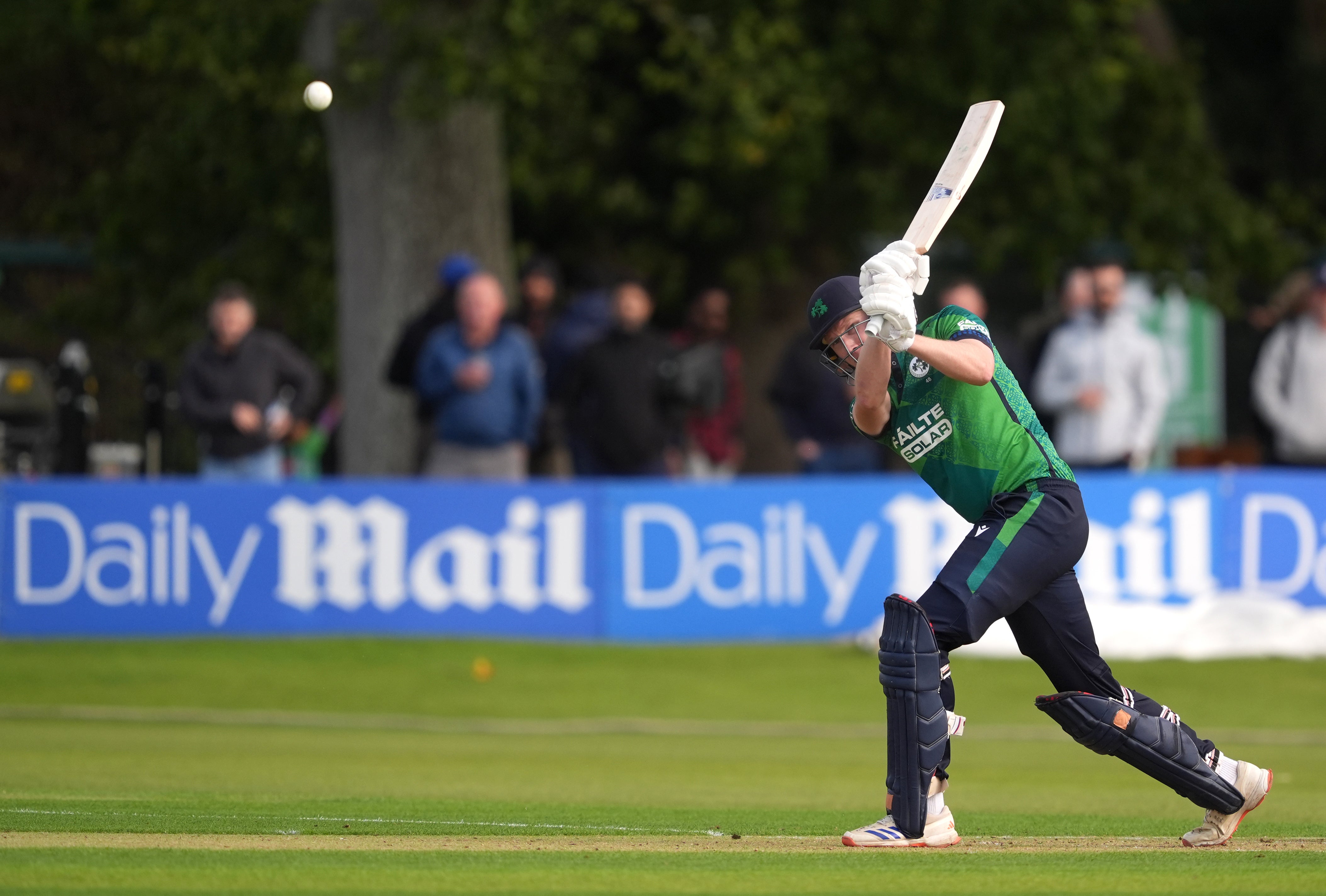 Harry Tector led the scoring for Ireland with an unbeaten 61 (PA)