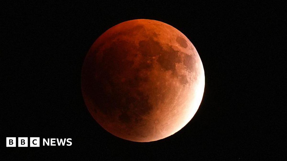 Blood Moon lunar eclipse: Blood Moon captivates sky-watchers during lunar eclipse