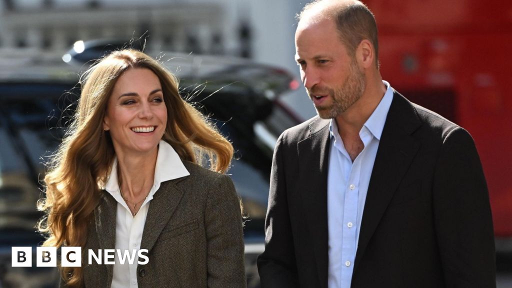 William and Kate visit Natural History Museum gardens