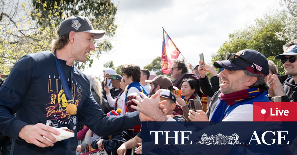 Brisbane Lions toast of the town, Geelong Cats commiserate