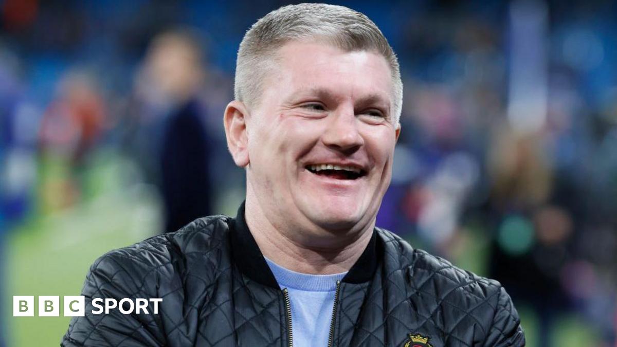 Ricky Hatton smiles