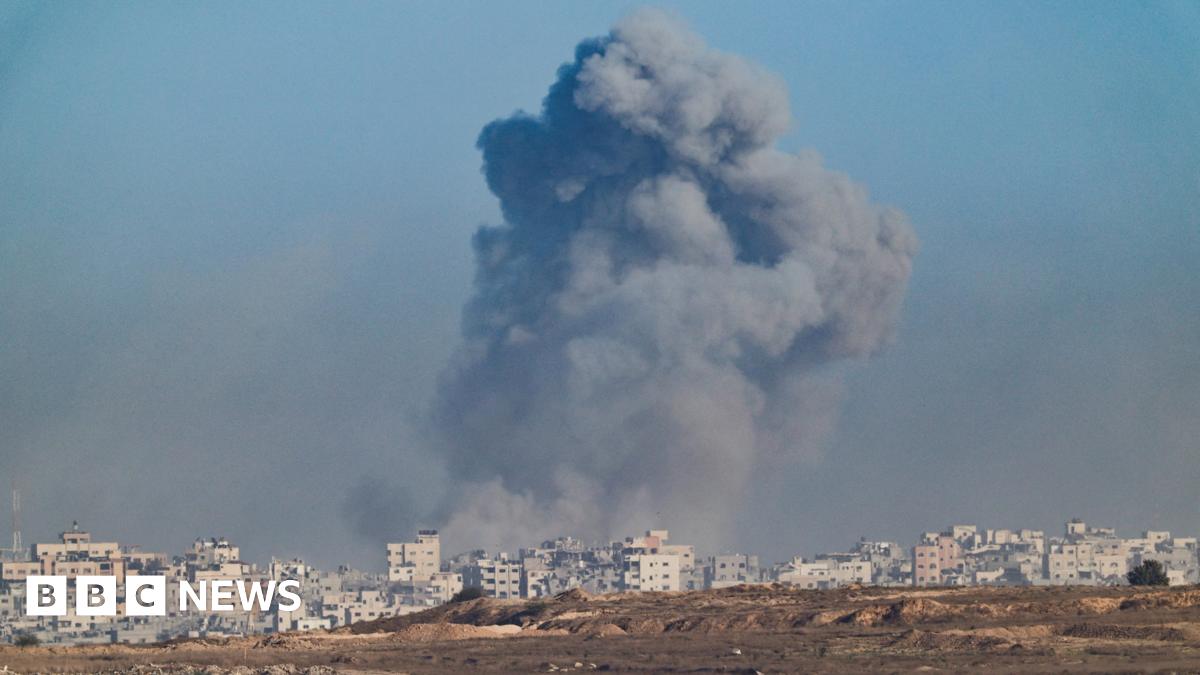 Israel escalates bombardment as defence minister says 'Gaza is burning' - follow latest