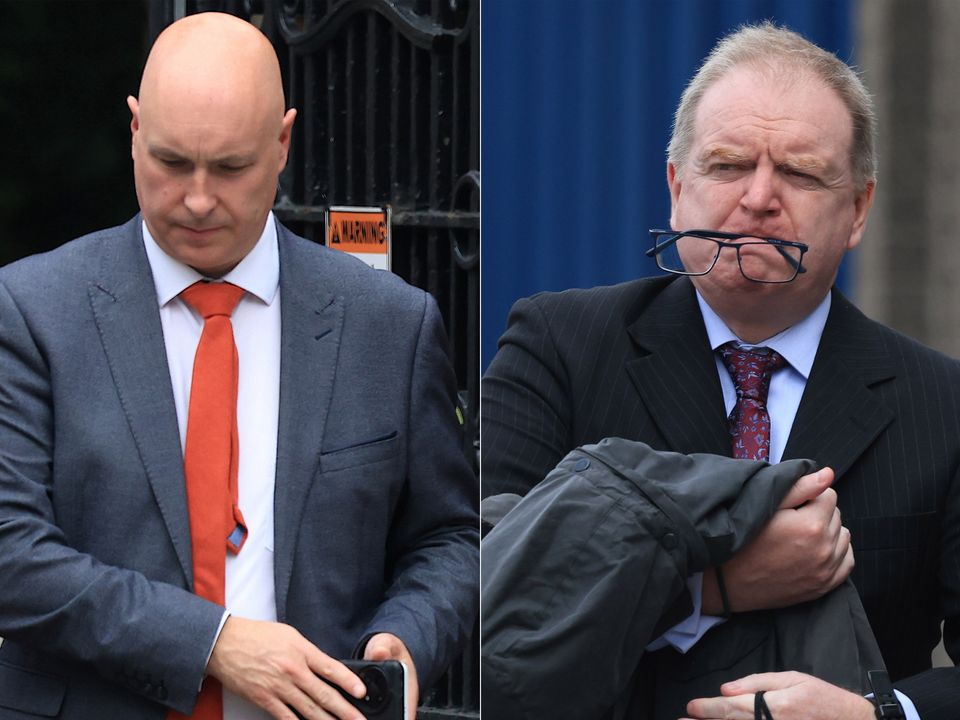 Detective Sergeant Barry O’Connor (left) and Garda John Culleton.