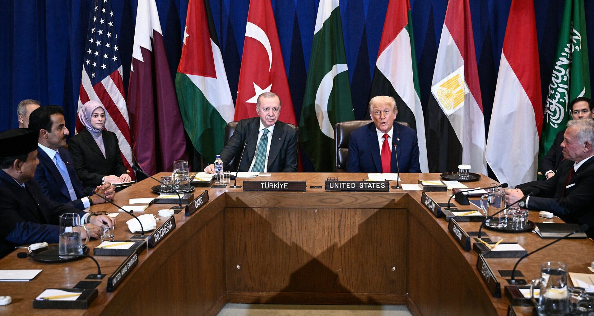 Trump insists he will ‘end the war in Gaza’ at meeting with heads of Arab and Muslim states