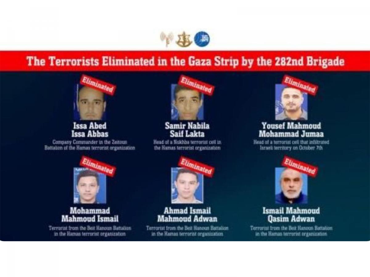 Israel eliminates over 20 Hamas terrorists in August
