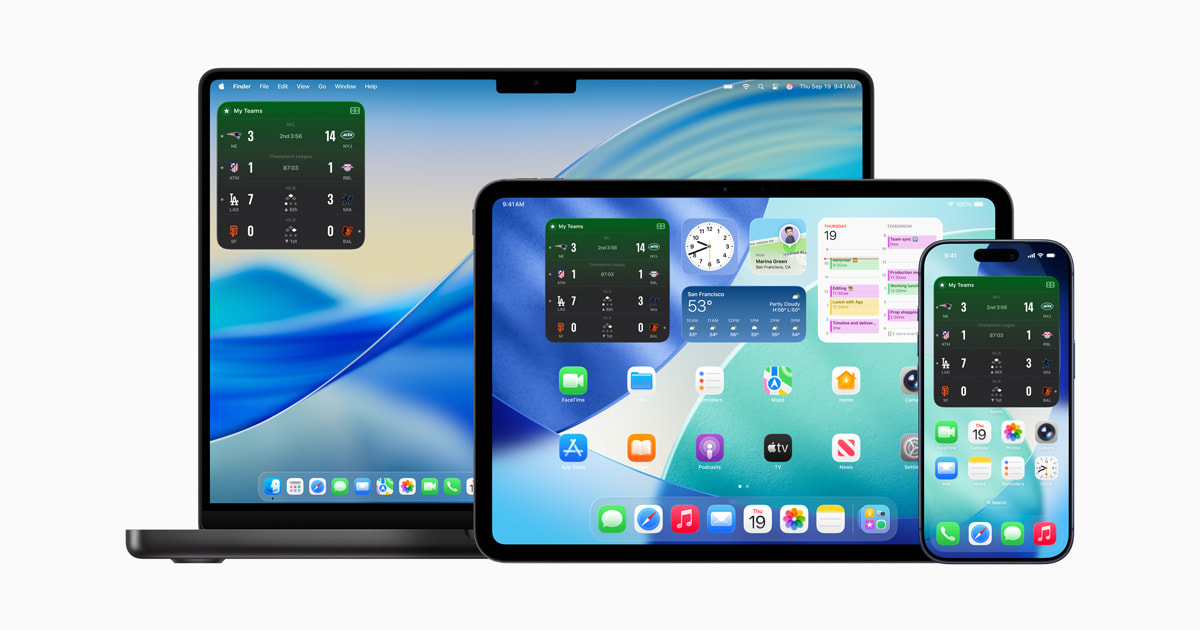 Apple Sports adds widgets and expands to eight new countries