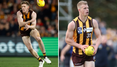 Hawks farewell Frost and Scaife