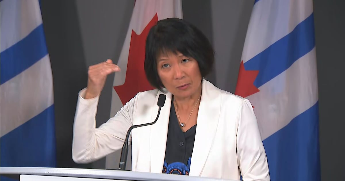 Chow says she could raise property taxes at least 2 per cent if feds don’t give more money for asylum seekers - CTV News
