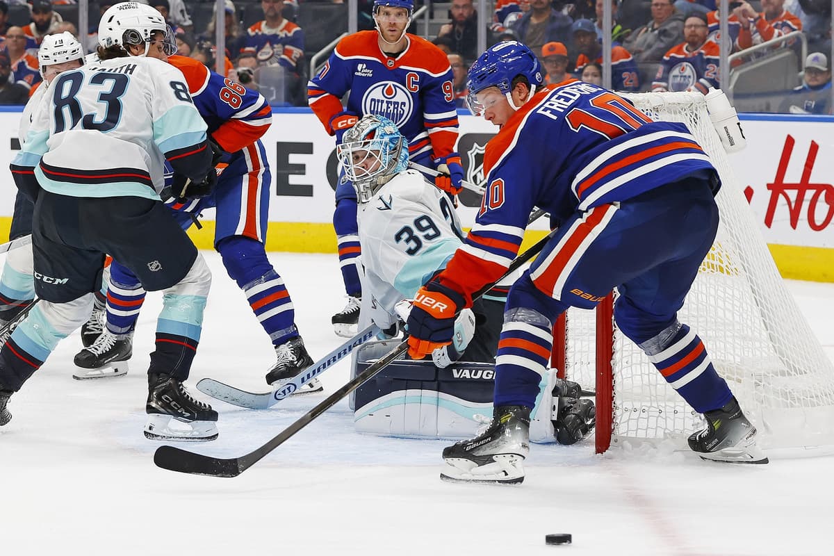 Trent Frederic gets a look with McDavid and Draisaitl, and figuring out David Tomasek’s spot with the Oilers - Oilers Nation