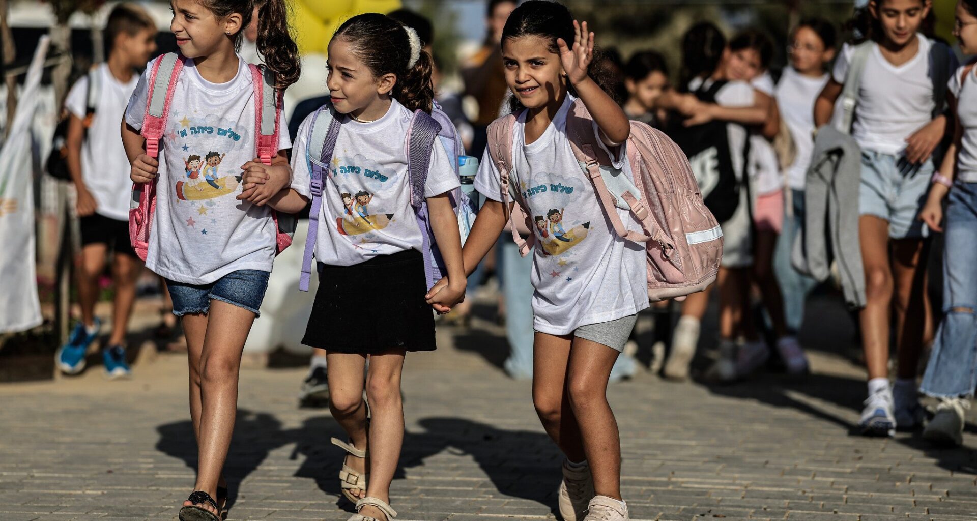 2.5 million kids return to school, including in Gaza border and northern communities