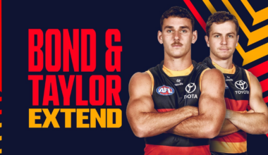 Young Crows pair sign on