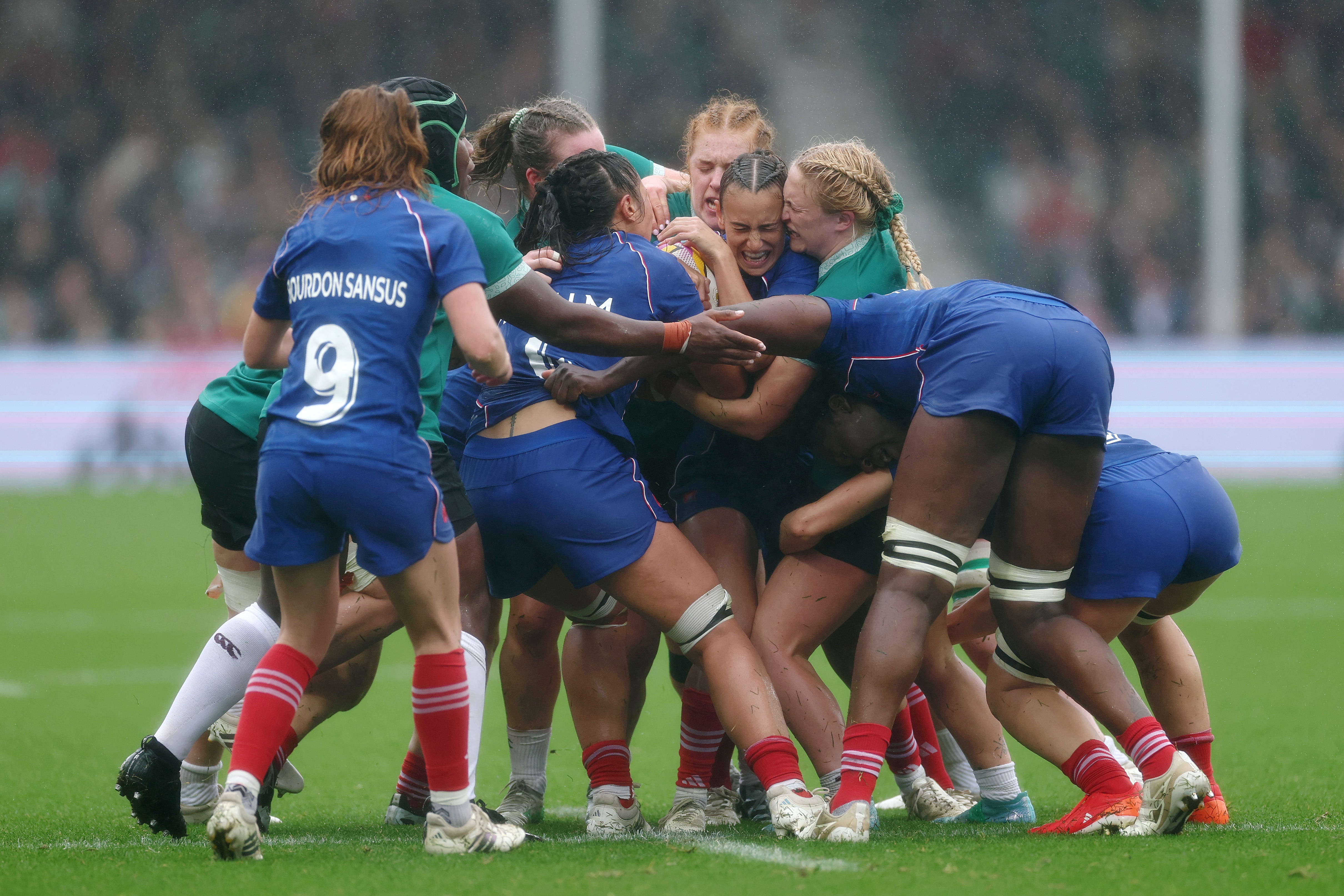 France only narrowly survived a controversial quarter-final against Ireland