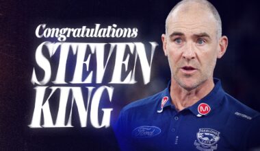 Geelong Cats congratulates Steven King