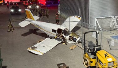 No injuries reported after small plane with 3 passengers crashes in Toronto’s east end - CTV News
