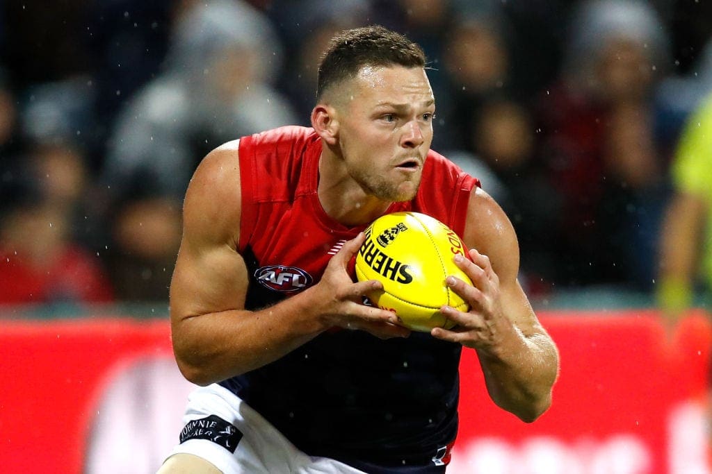 Wantaway Melbourne defender set to speak to premiership contender: AFL trade news - AFL News