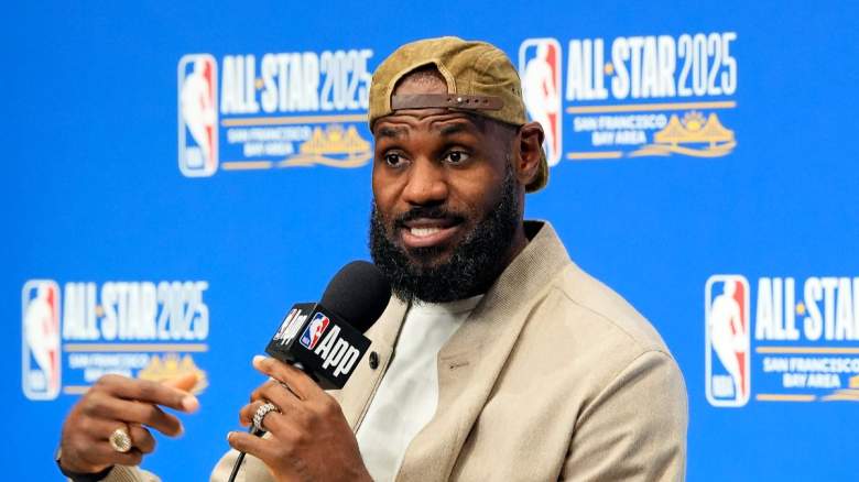 LeBron James #23 of the Los Angeles Lakers.