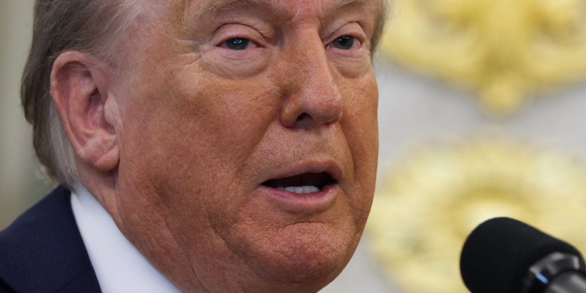 Trump says the video of garbage bags dropped out of a White House window was AI-generated, ironically adding, people ‘blame AI’ to cover up bad things