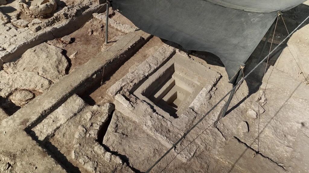 מקווה טהרה שהתגלה בחפירה ושימש את הקהילה השומרונית לייצור שמן בטהרה