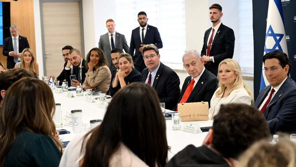 ראש הממשלה בנימין נתניהו נפגש עם משפיענים אמריקנים בניו יורק