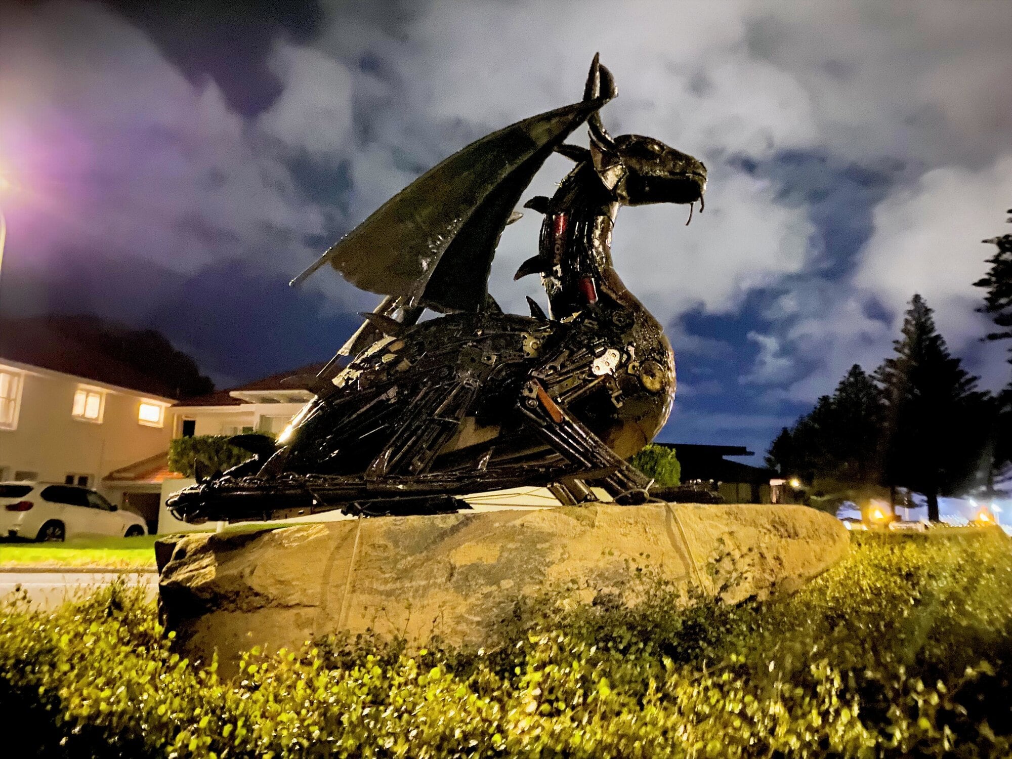 The Footes intended to gift the sculpture to Tauranga. Photo / Rosalie Liddle Crawford