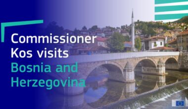 Commissioner Kos visits Bosnia and Herzegovina to support reform and progress efforts towards a European future