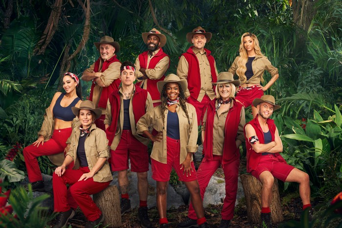 I'm a Celebrity... Get Me Out of Here! cast gathered together in the jungle