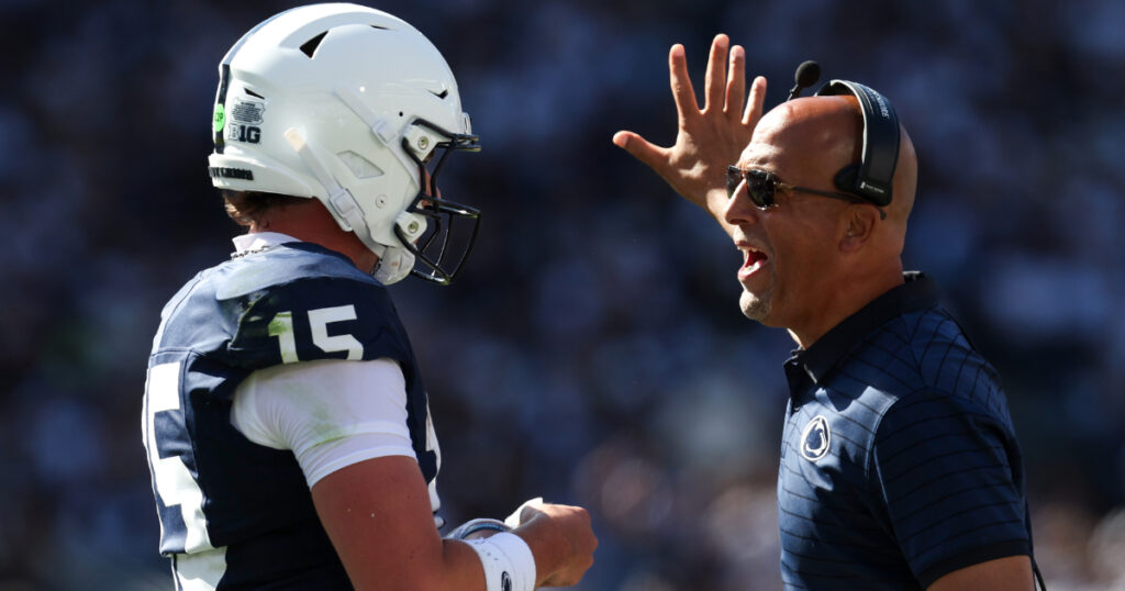 Penn State head coach James Franklin (Photo credit: Credit: Matthew O'Haren-Imagn Images)