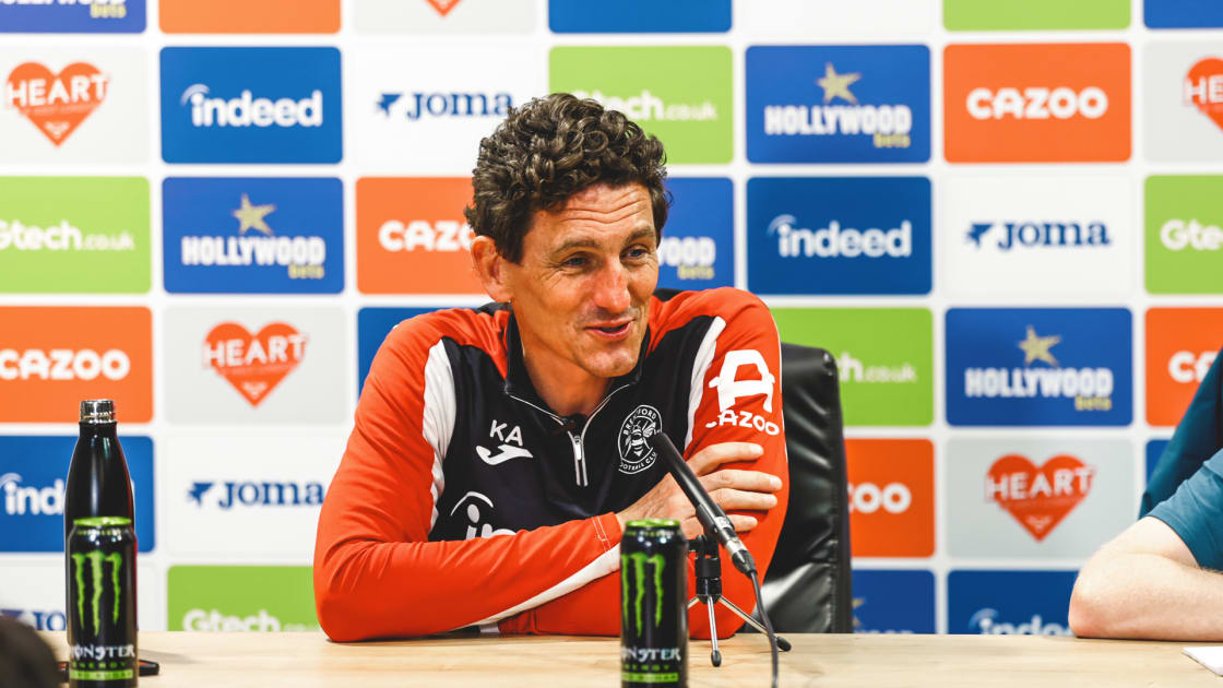 Keith Andrews press conference: Manchester United and Bryan Mbeumo's return | Brentford FC