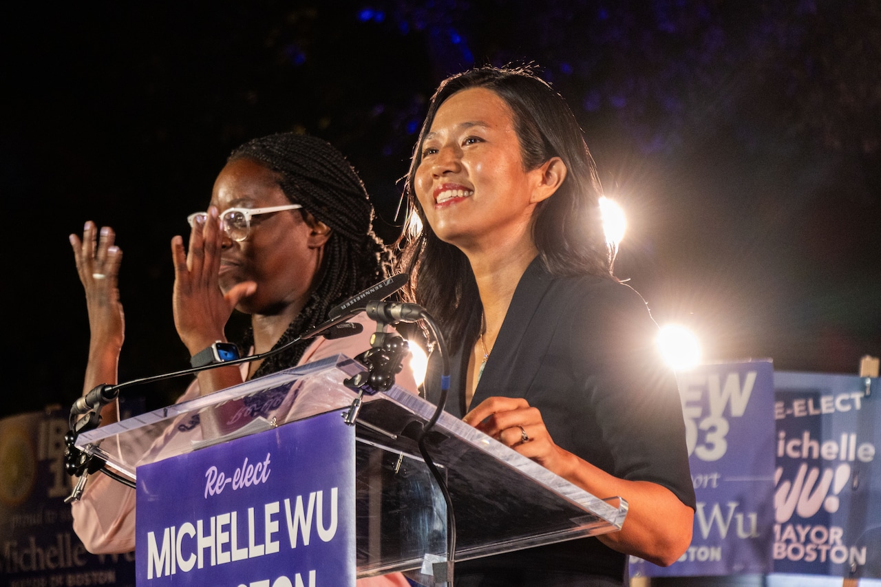 Michelle Wu election night party