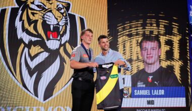 Richmond's picks locked in for free agency, trade periods