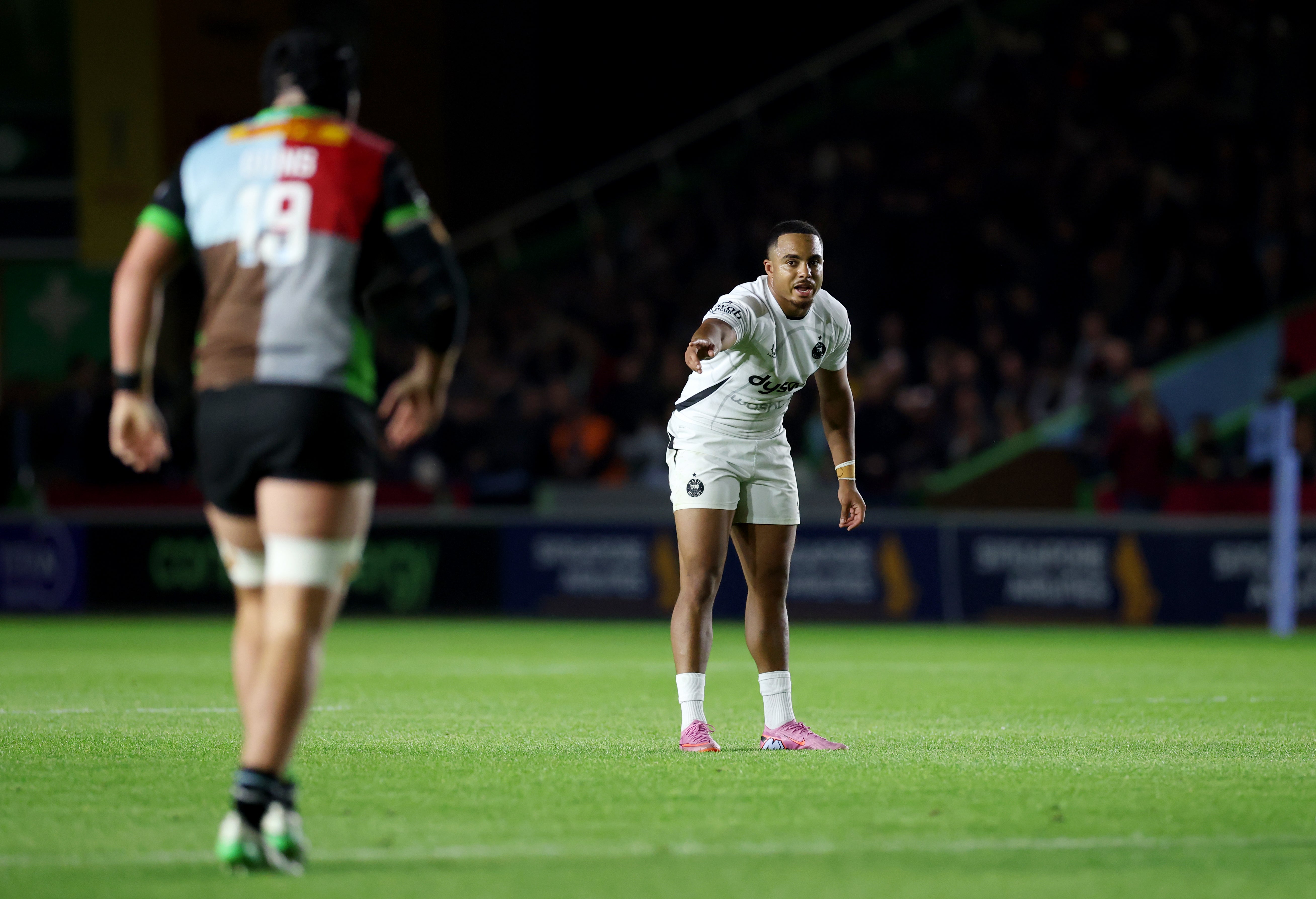 Max Ojomoh filled in impressively at fly half for Bath