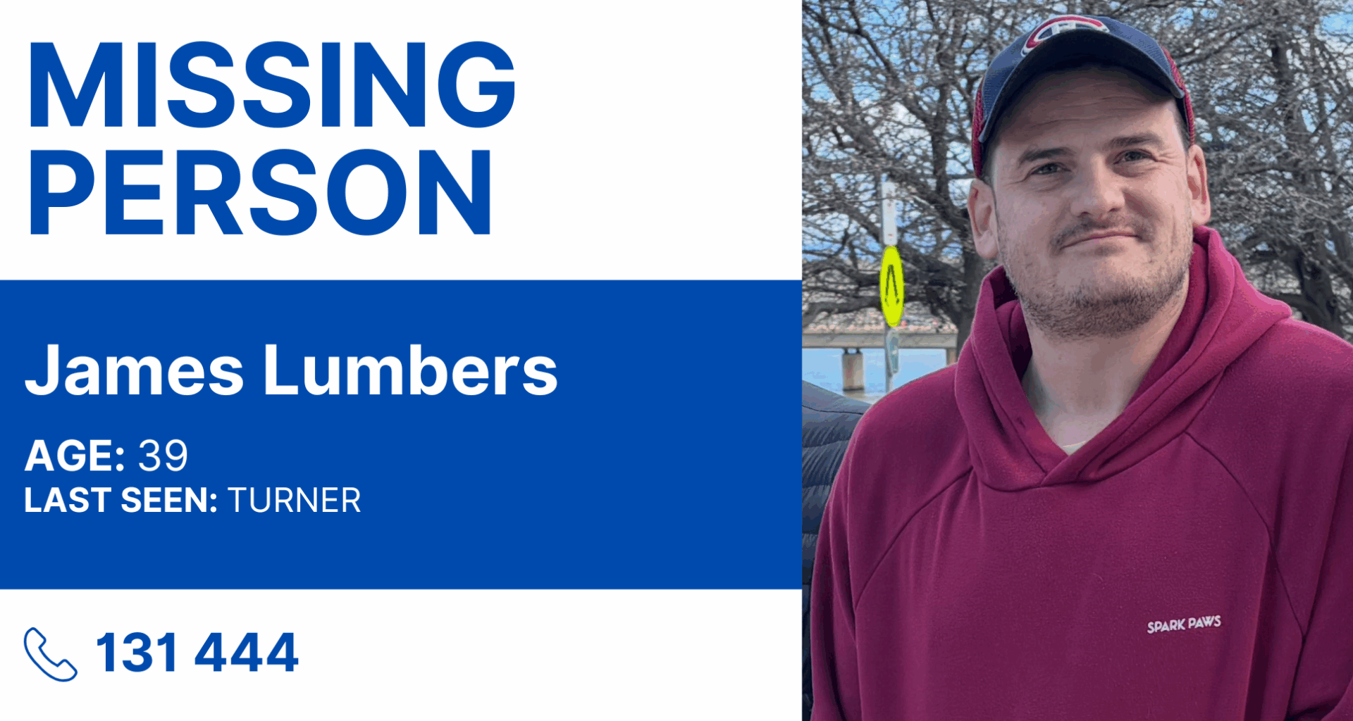 Have you seen James Lumbers?