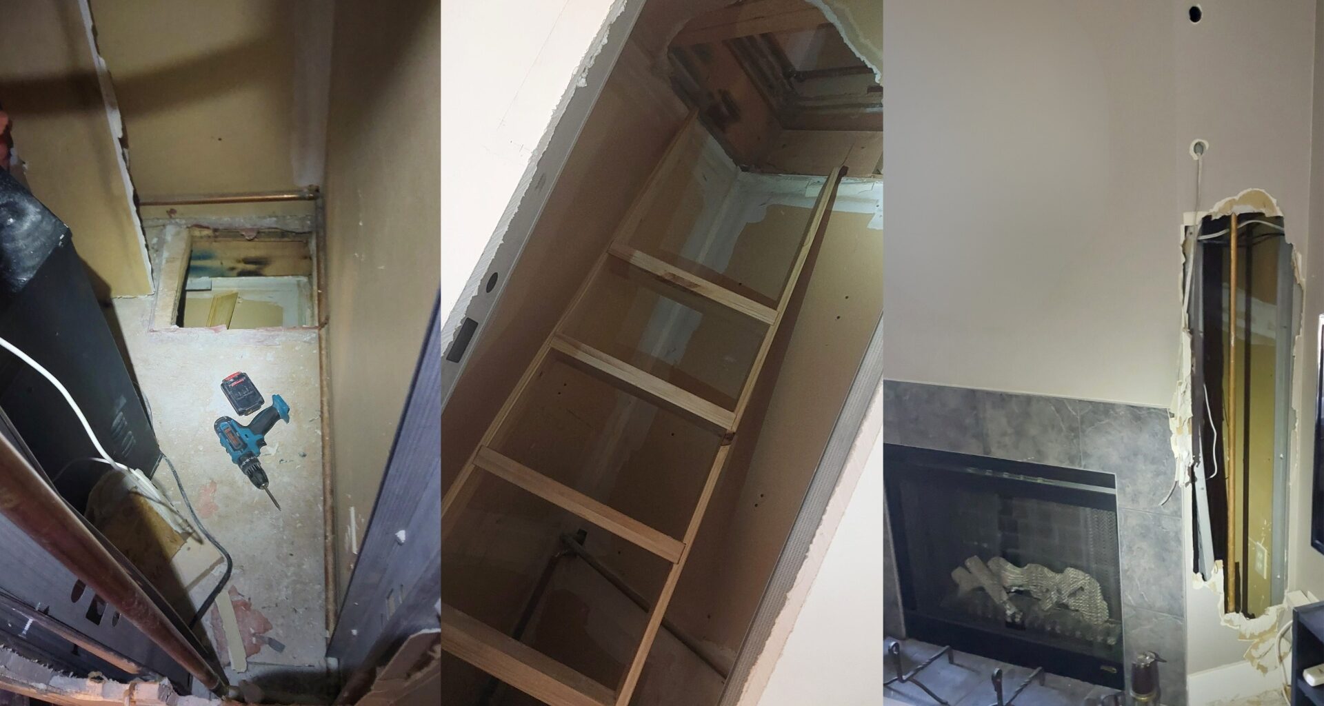 Calgary man tunnelled into upstairs neighbours unit, police say