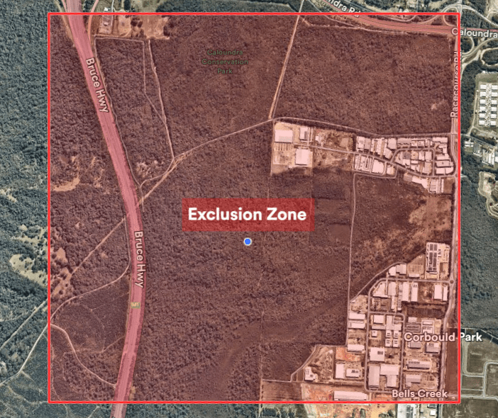 PSPA, Glenview Exclusion Zone