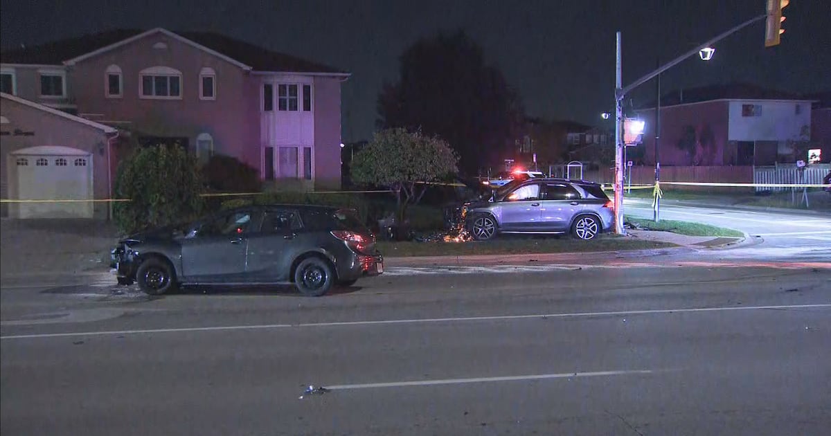 Brampton collision leaves 4 pedestrians injured