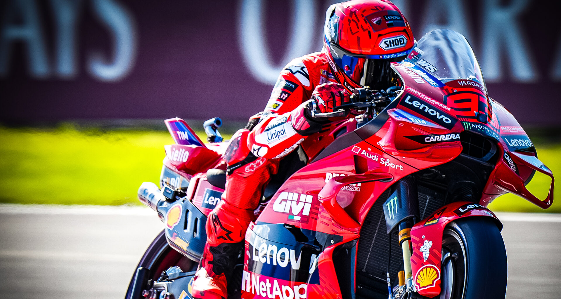 Marc Marquez leads Bezzecchi on a competitive Misano Friday