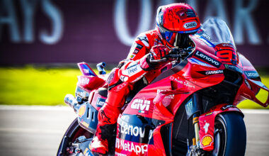 Marc Marquez leads Bezzecchi on a competitive Misano Friday