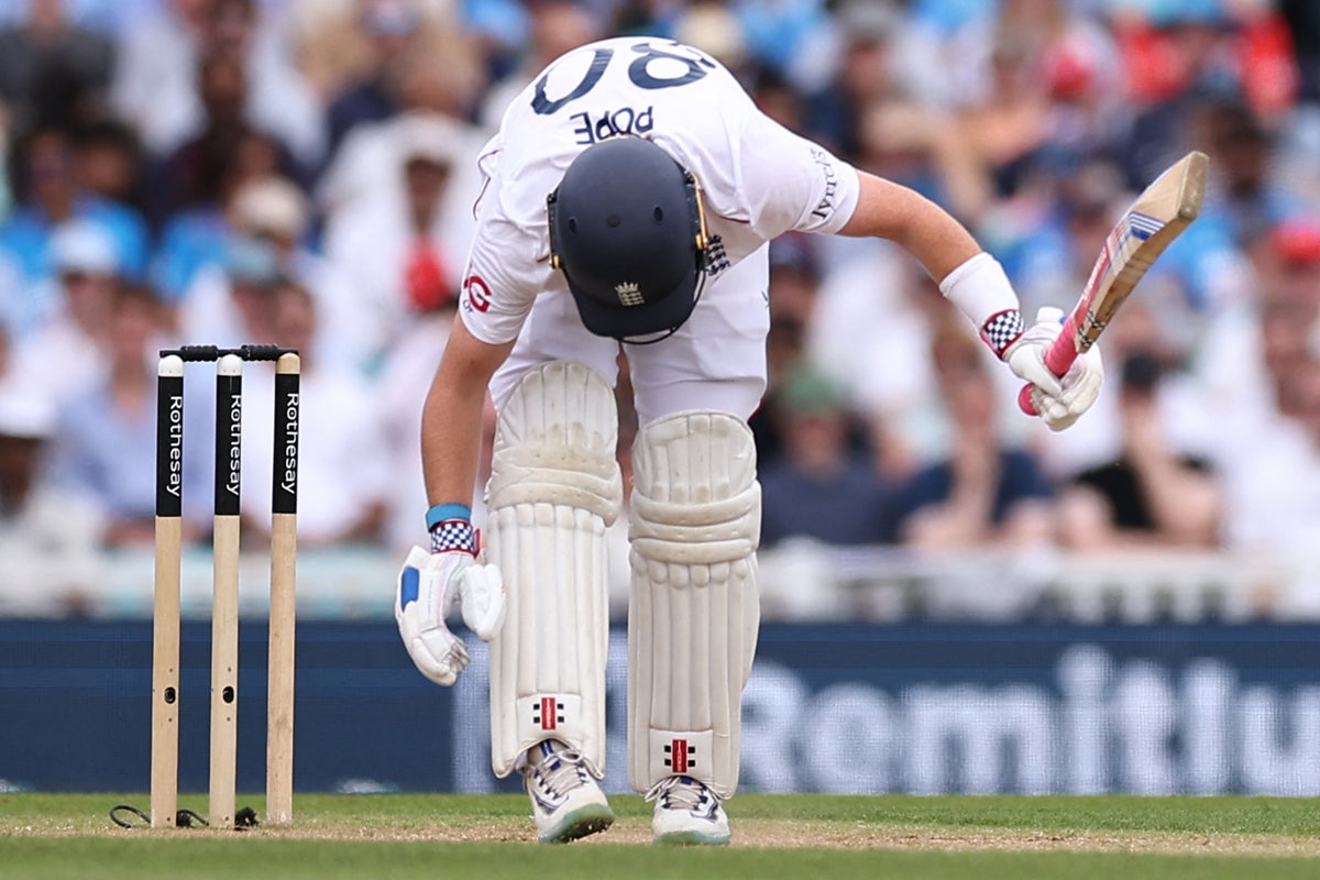 Ollie Pope set to lose England role as Brendon McCullum ponders Ashes shake-up