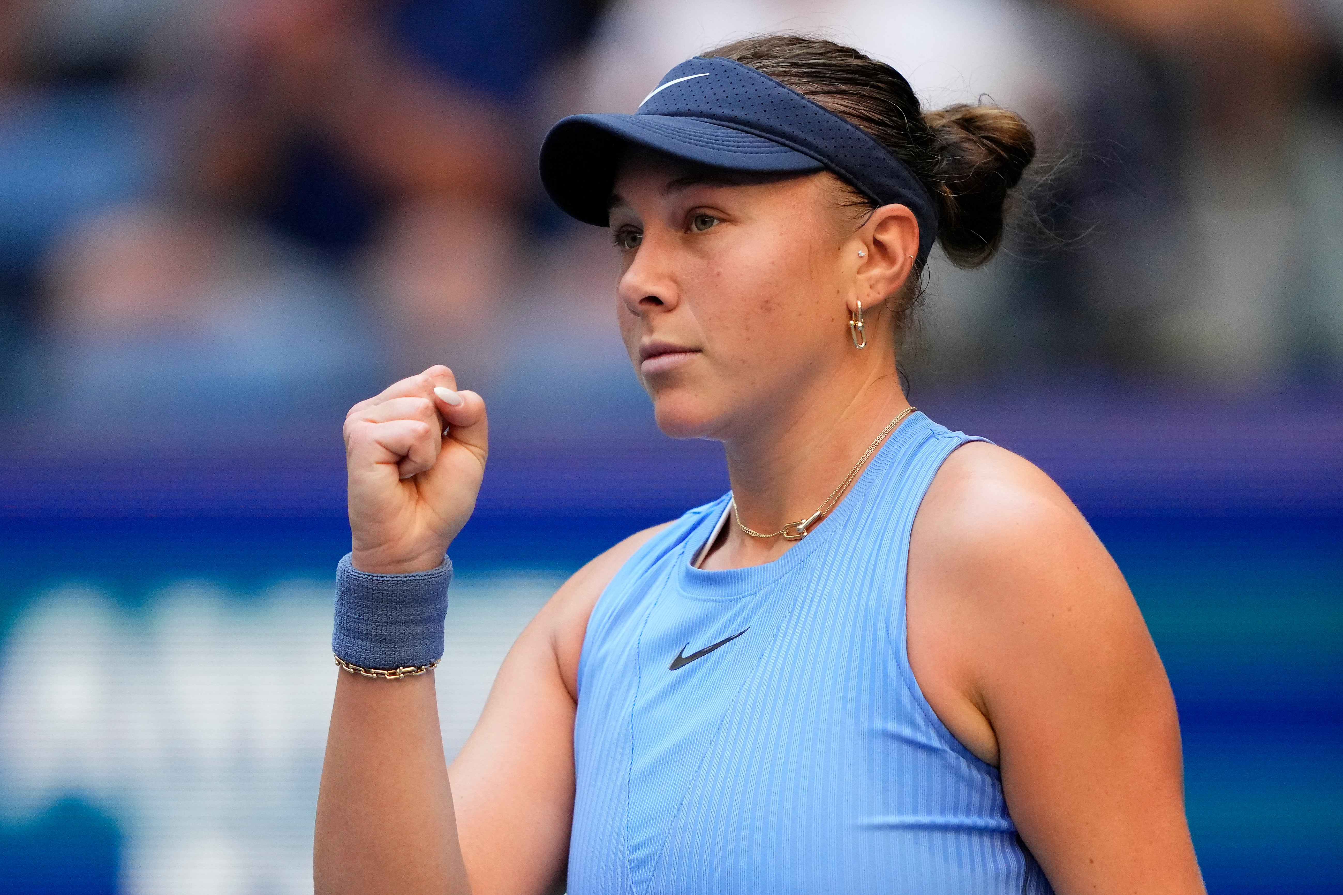 Anisimova kept herself going through positive affirmations